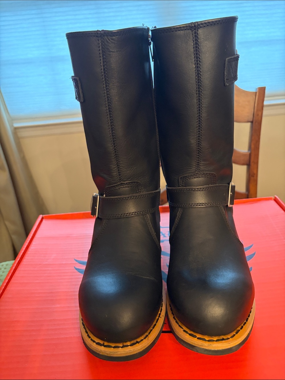 Milwaukee Leather MBM9066 Men’s antique Black classic Engineer Motorcycle Boots